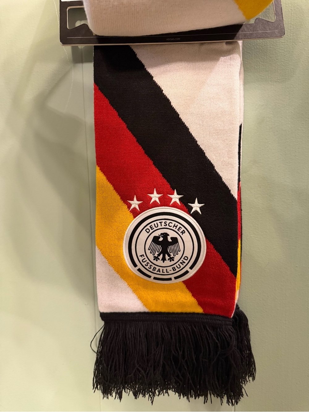 Authentic Adidas 2026 Germany Soccer Scarf - FIFA World Cup ready